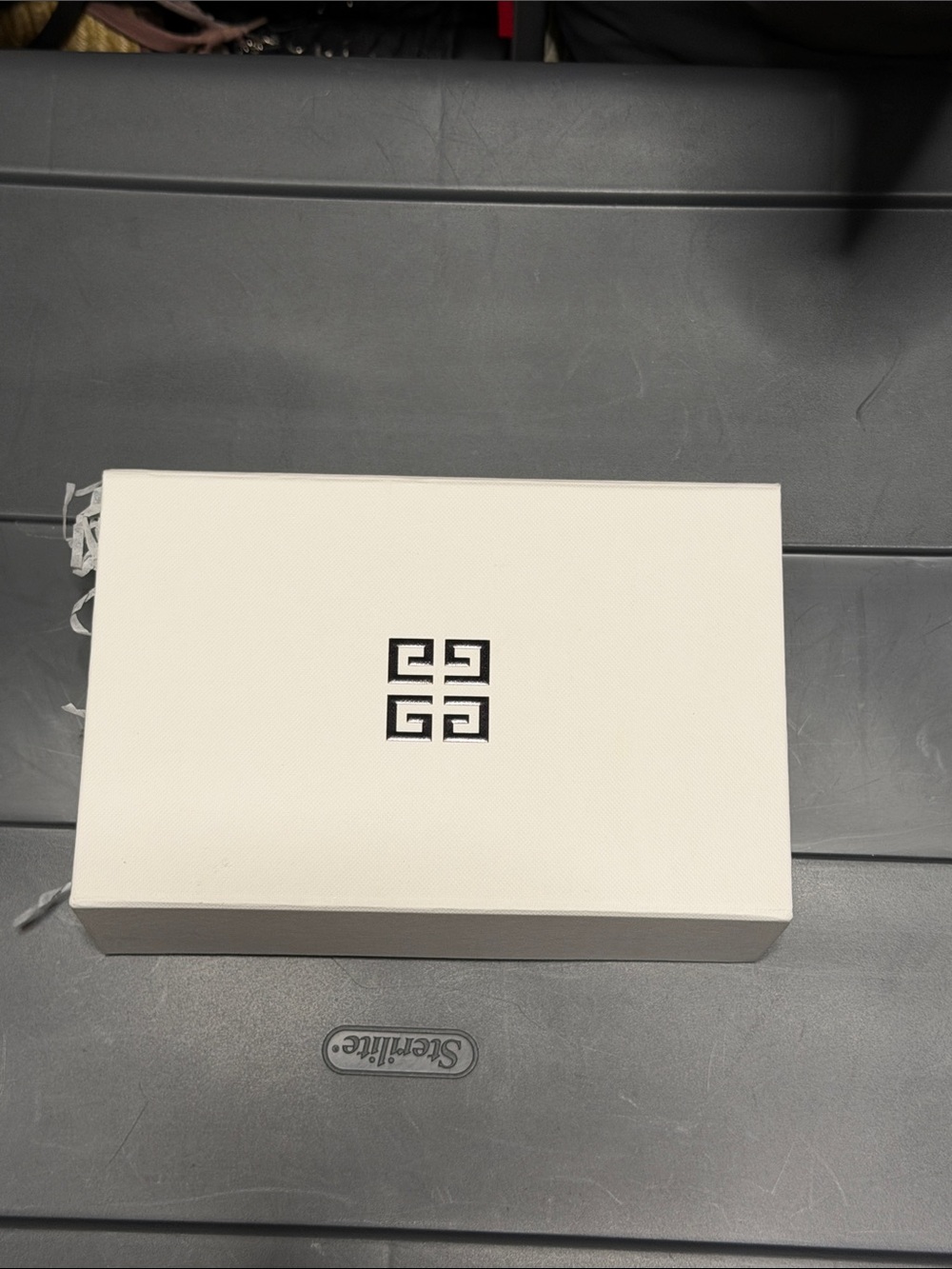 Givenchy Empty Gift Box w Tissue Paper Ribbon Love Message Card Luxury Packaging
